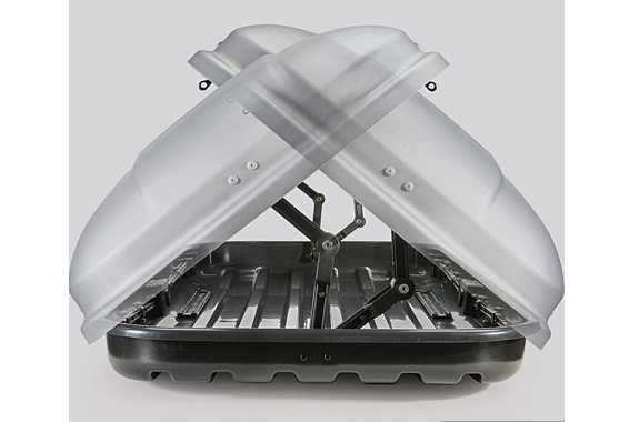 Ogromny box dachowy bagażnik FARAD Koral 630 ABS 90kg 210x90x42 dual