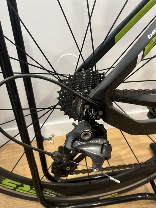 Bicicleta Bergamont preparada para triatlo ou TT