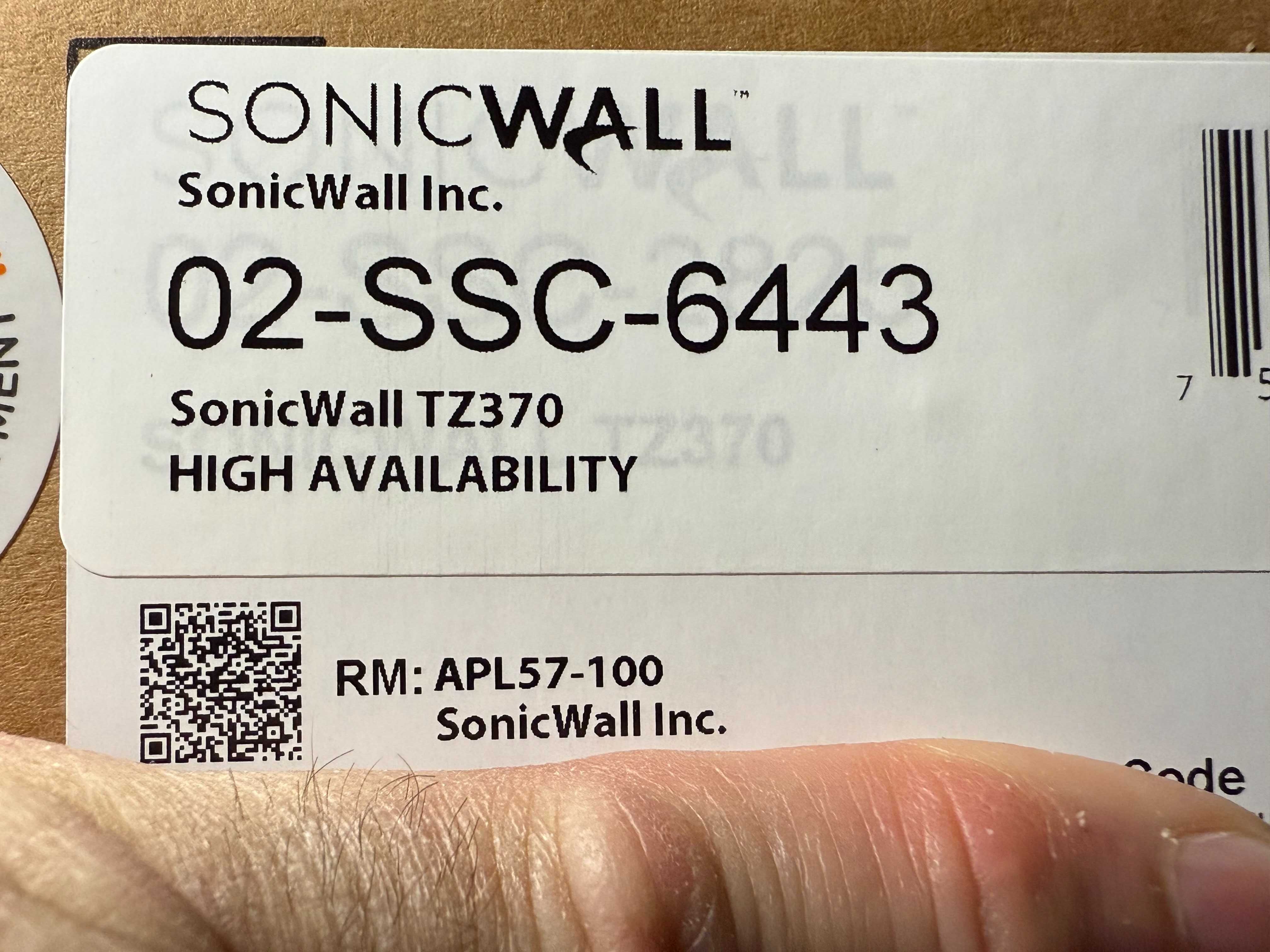 Switch Router Firewall SonicWall Z370 HA Cluster Nowy Gwarancja