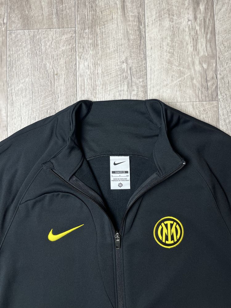 Спортивная кофта Nike Inter размер S оригинал чёрная футбольная найк