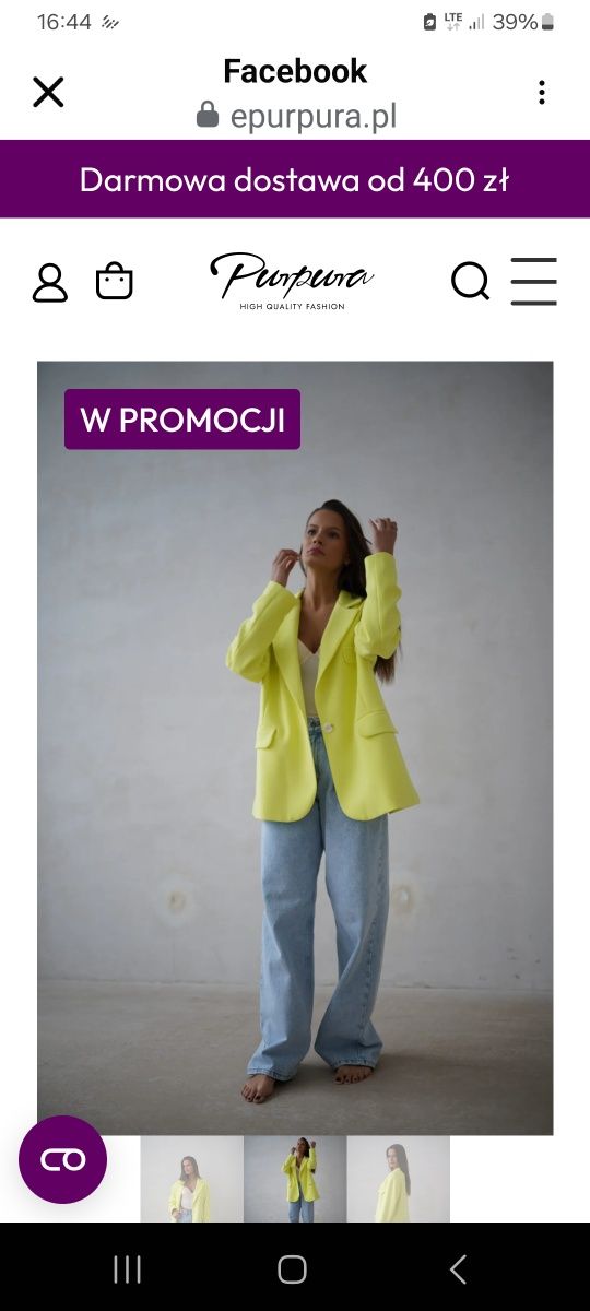 Marynarka  damska  oversize  limonka