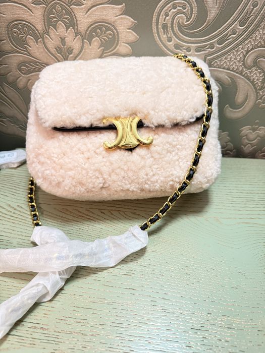 Сумка в стиле Celine овчина