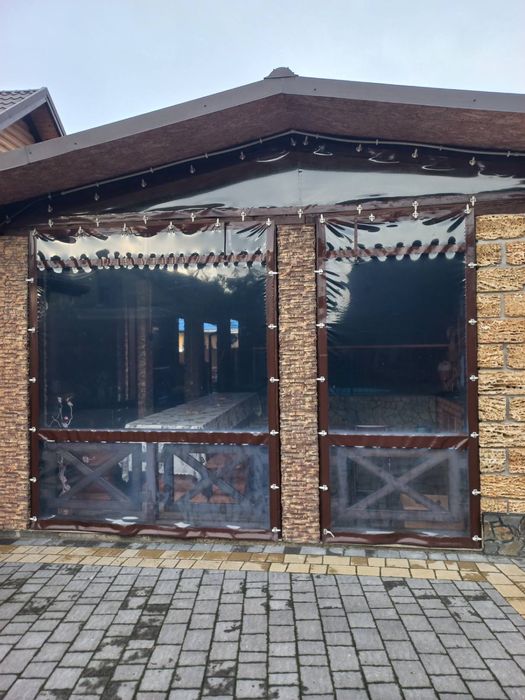 М’які вікна ПВХ, тенти, навіс, для альтанок, веранд, терасс