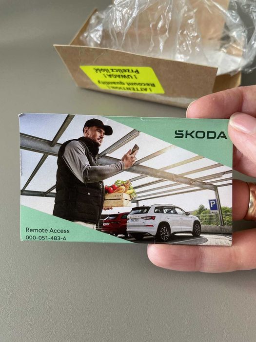 Skoda Care Connect voucher nieaktywowany kod odnowienia licencji