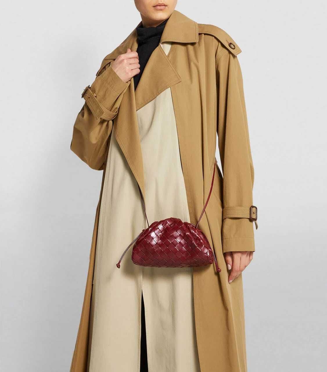 Міні клатч Bottega Veneta Mini Pouch Burgundy