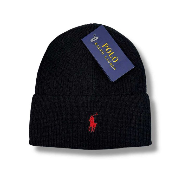 Шапка Polo Ralph Lauren , Шапка Поло чорна, сіра, бежева