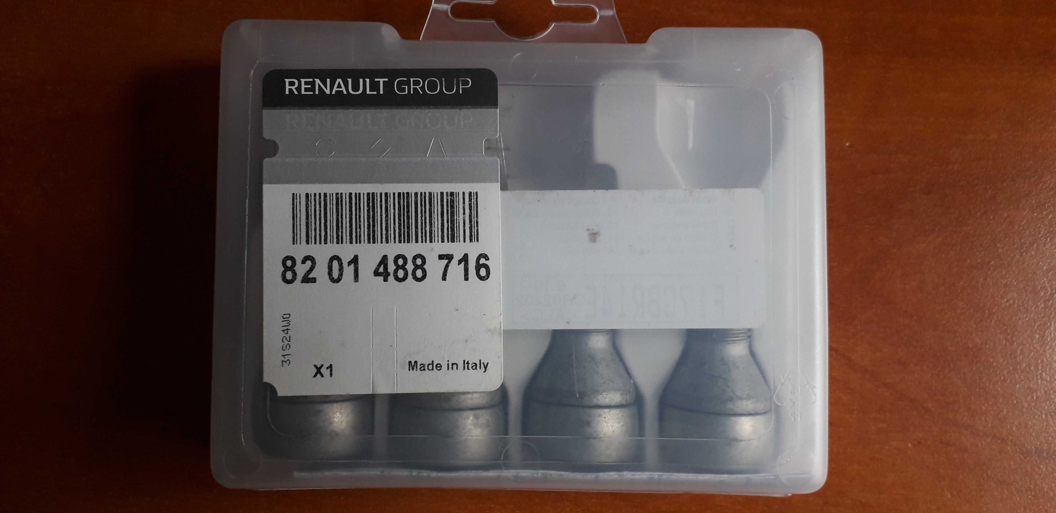 Śruby zabezpieczające antykradzieżowe Renault oryginalne, M 14