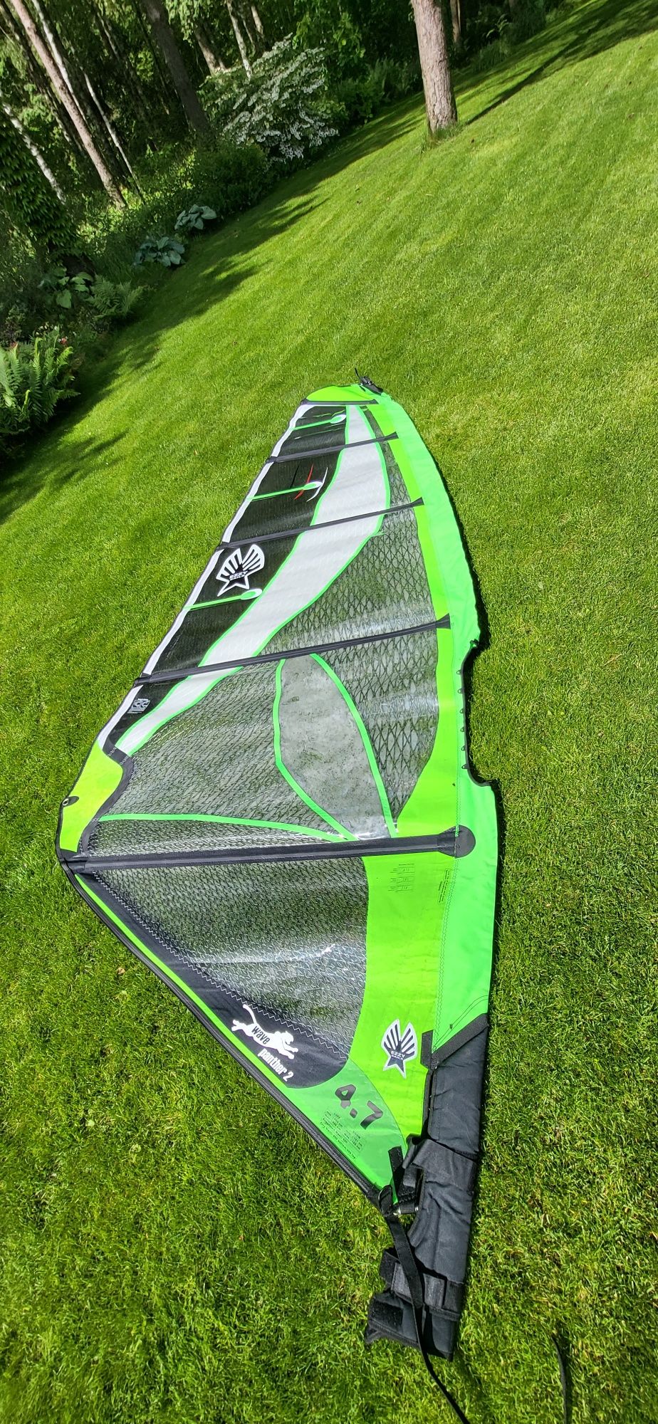 Żagiel ezzy wave 2 panther 4.7 mkw windsurfing