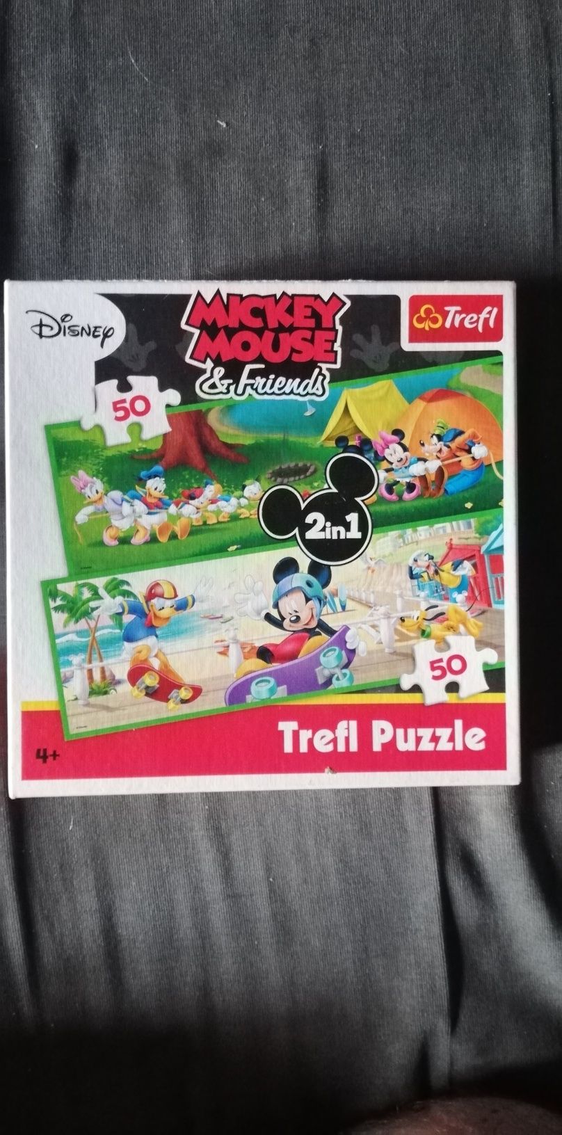 Puzzlle Mickey Mouse dwupak