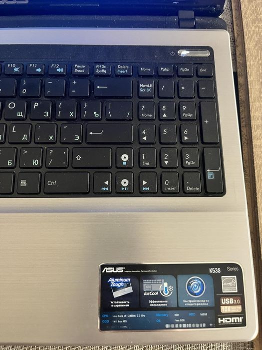 Ноутбук Asus k53s i7