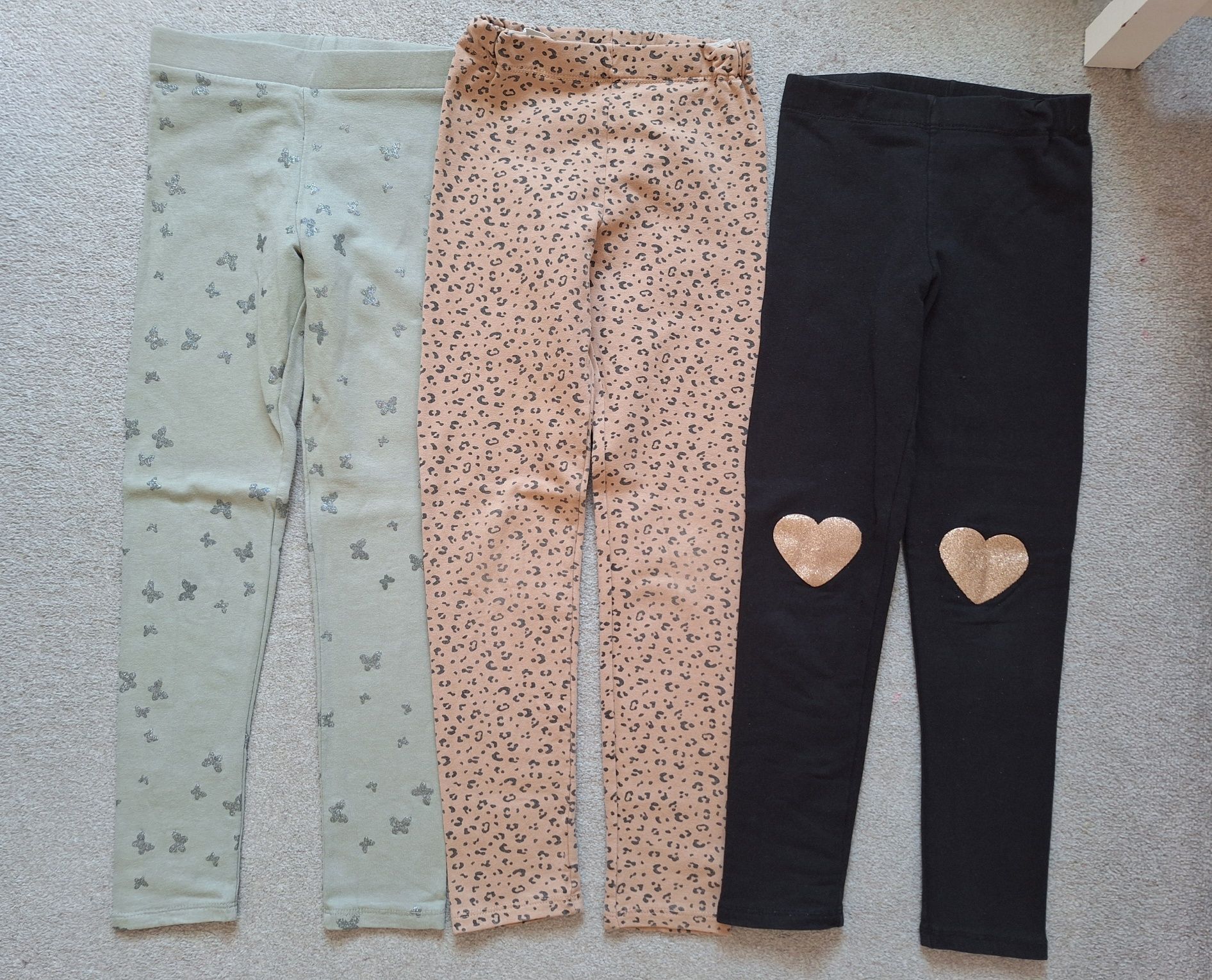 Legginsy 128 H&M ocieplane