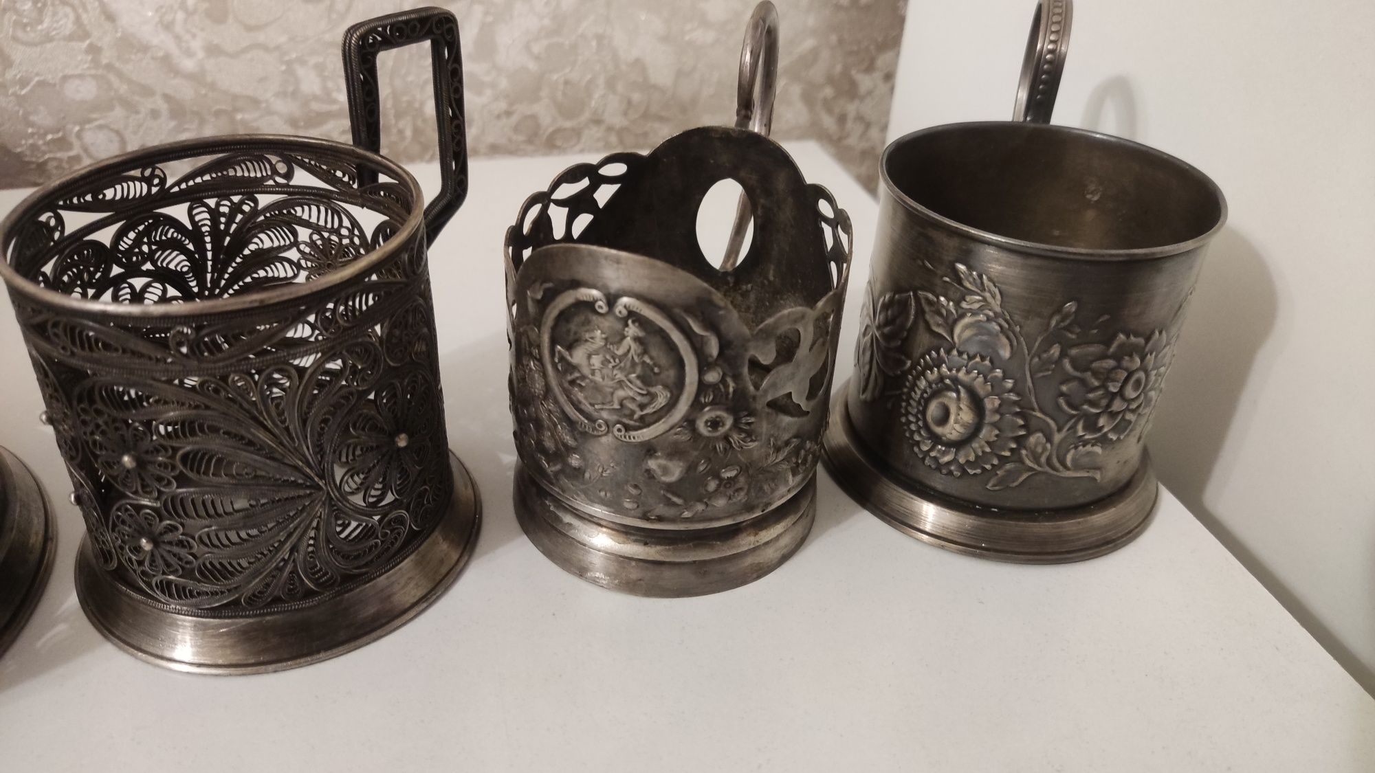 Подстаканник мельхиор ссср