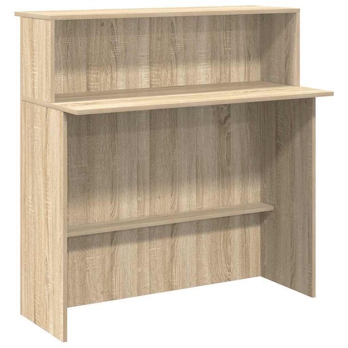 Vidaxl Biurko Recepcyjne Dąb Sonoma 100X50X103,5 Cm Drewno Klejone