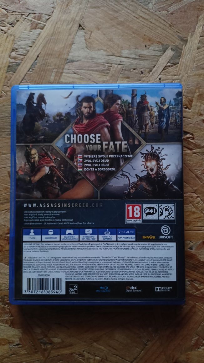 Gra assassin's Creed odyssey ps4
