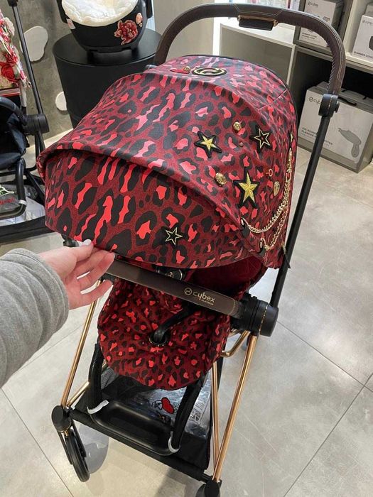 Коляска Cybex Mios GOLD шасі + прогулка Rock Star