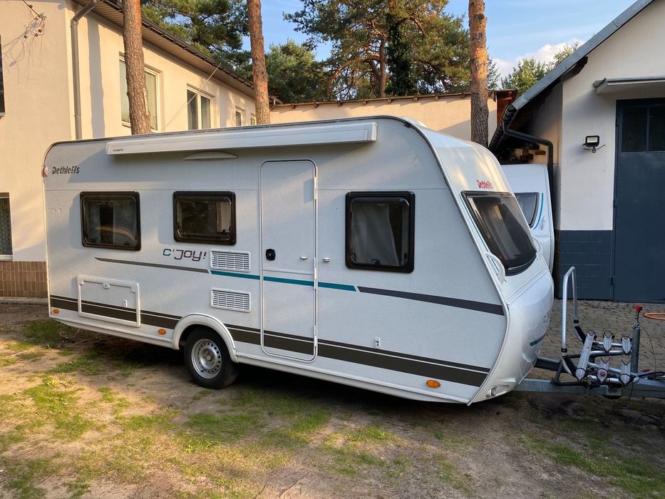 Dethleffs c-joy 460 LE  Dethleffs 460LE, pierwszy właściciel, salon Polska, DMC 1200.