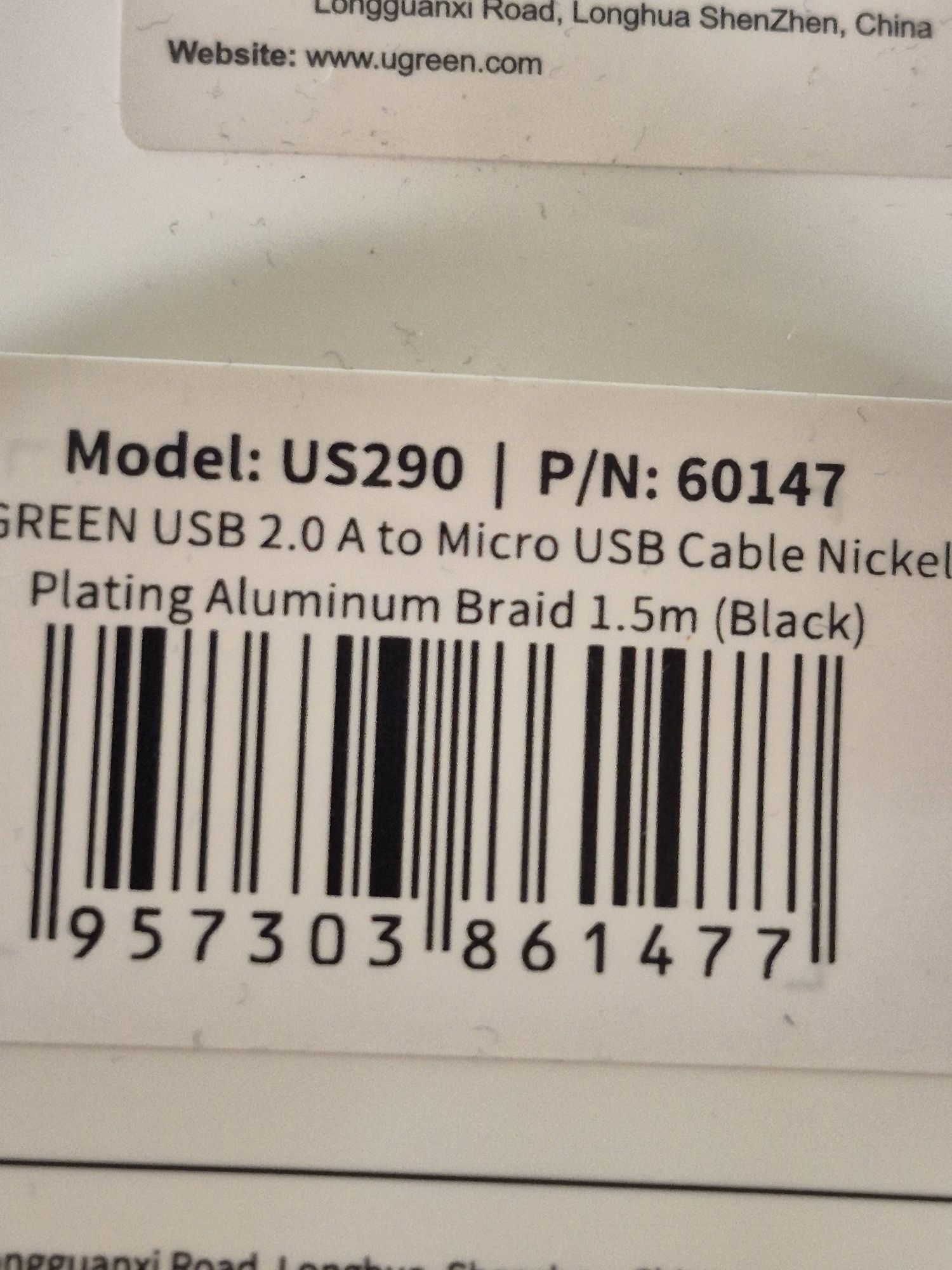 Kabel Gren USB mikro