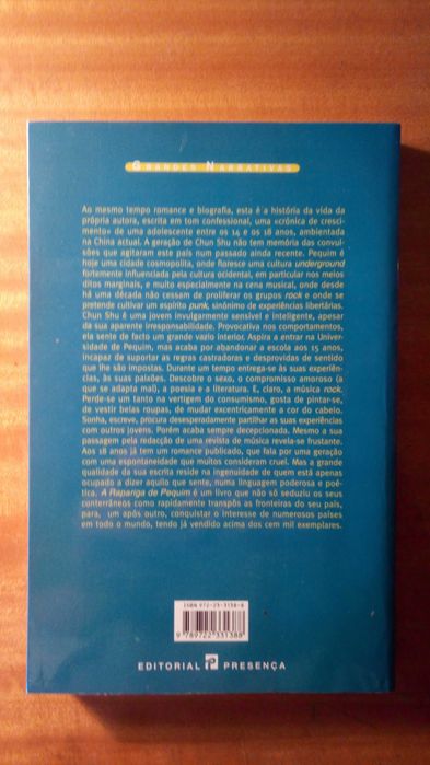 A Rapariga de Pequim de Chun Shu