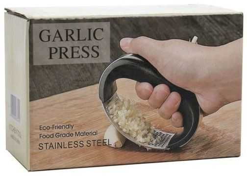 Пресс для чеснока , измельчитель Garlic Press из нержавеющей стали