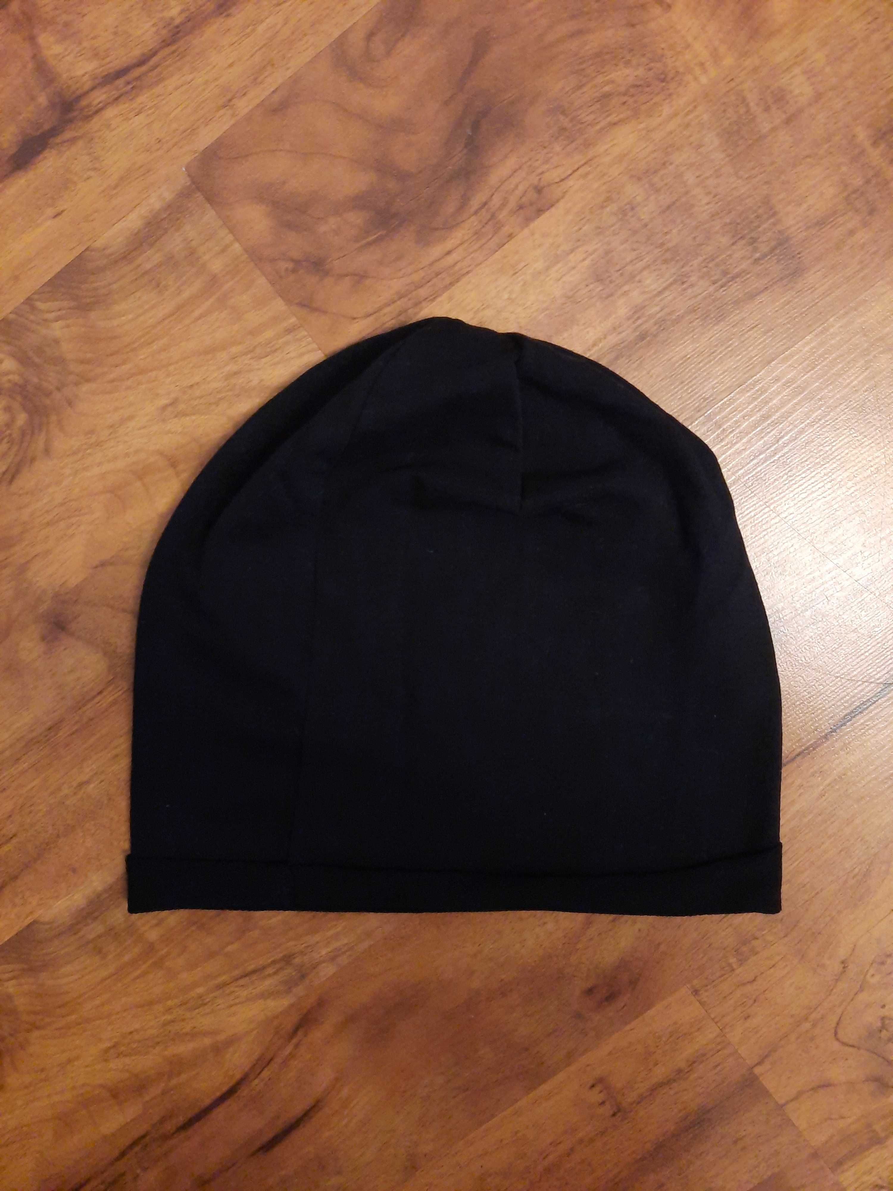 Bawełniana czarna czapka zimowa Life jarekczapki