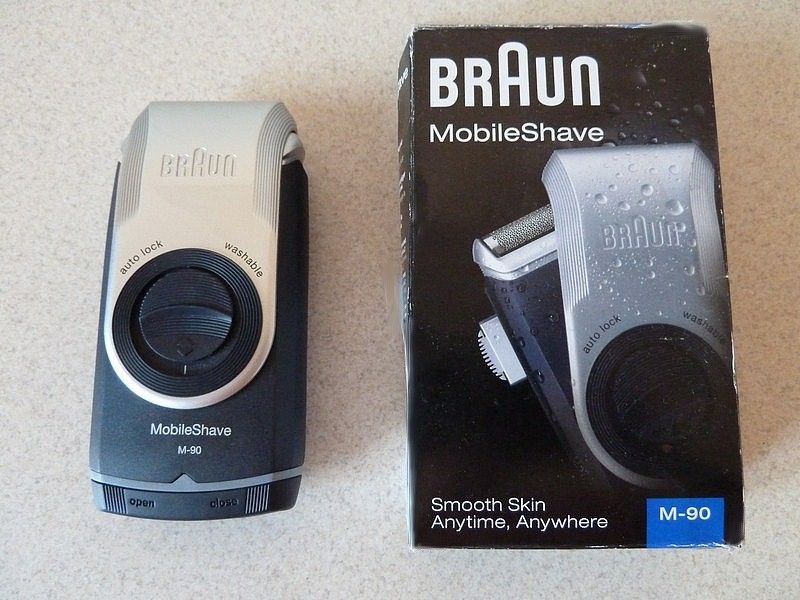 Golarka na baterie BRAUN M-90, MobilShave.