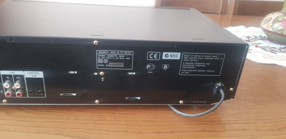 Magnetofon sony tc we 435