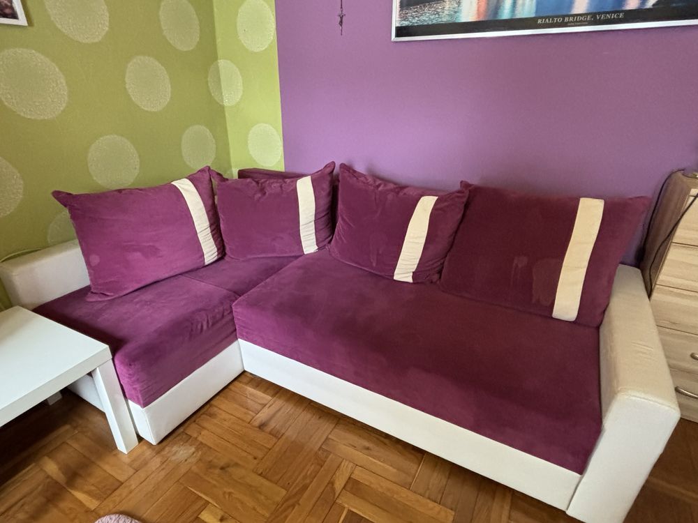 Narożnik z funkcją spania