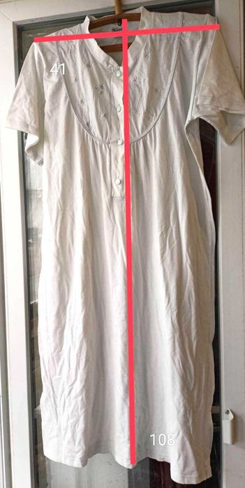 Ночная сорочка/рубашка, ночнушка теплая (р. 52-62)