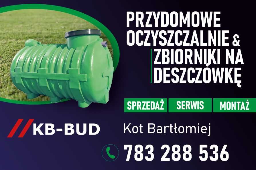 Oczyszczalnie,Biologincze,Drenażowe,zbiorniki na deszczówkę,przyłącza!