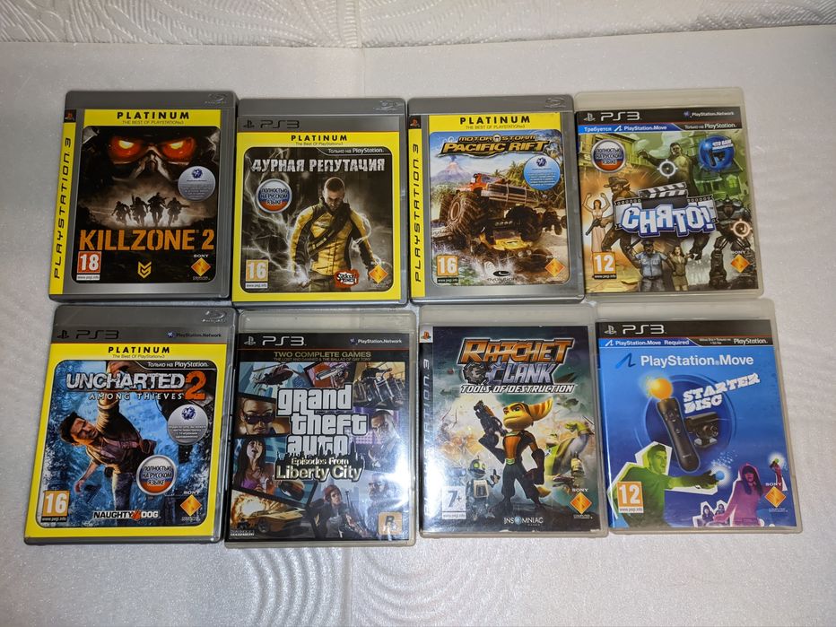 Игра Sony Playstation 1,2,3,PS Vita лицензия