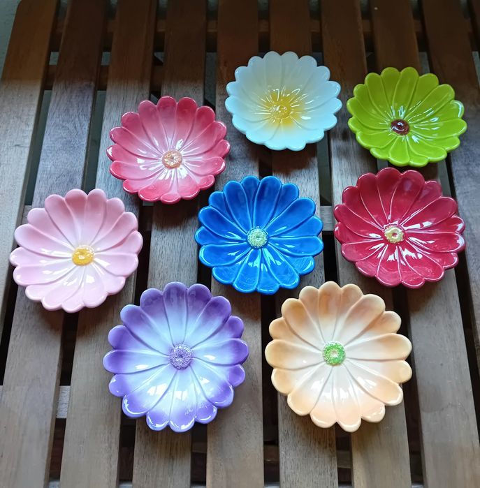 Pratos e Taças Flor