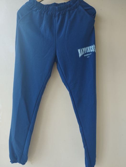 спортивки сині на різинці жіночі