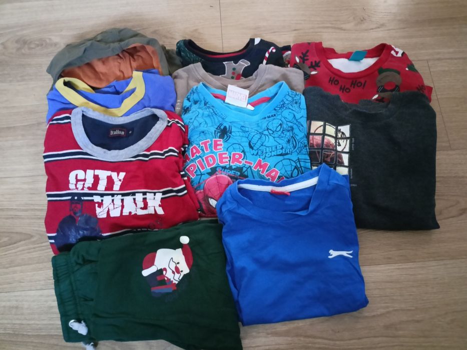 Ubrania dla chłopca 10szt (122/128)