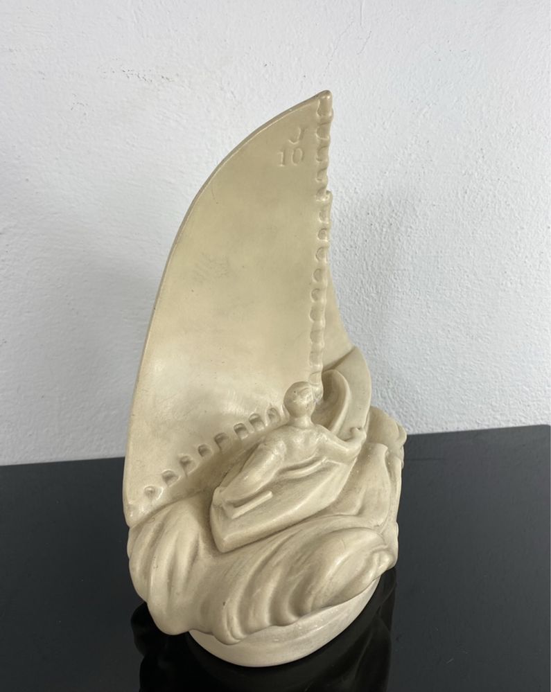 Czechosłowacka figura marynarza/ sternika vintage prl