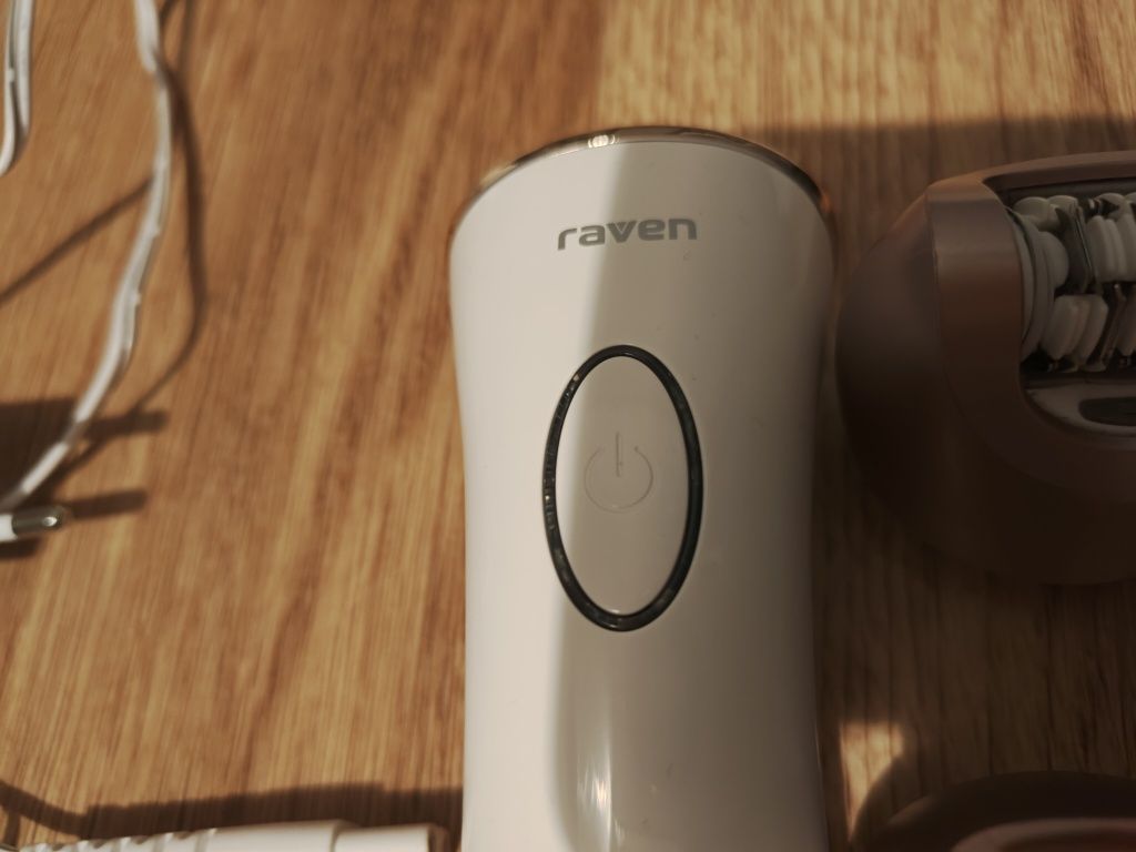 Depilator, golarka, masażer raven