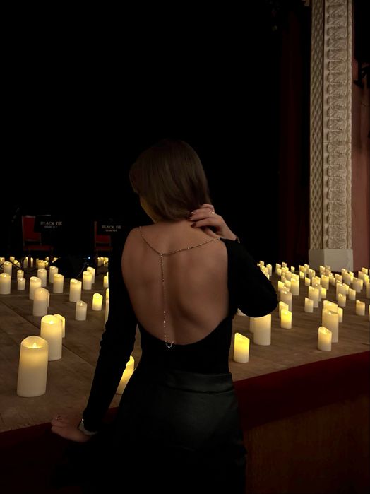 Жіночий боді Zara чорний з відкритою спиною, р. s