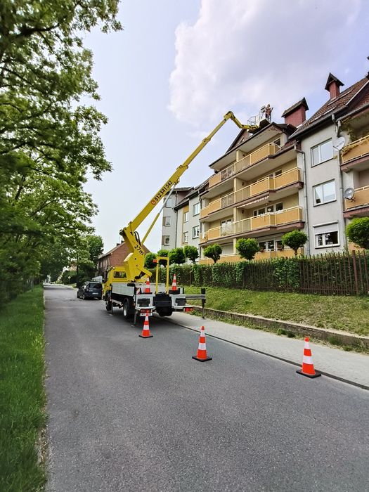 Zwyżka , Podnośnik koszowy 27m,Usługi Podnośnikowe, Braniewo , Elbląg