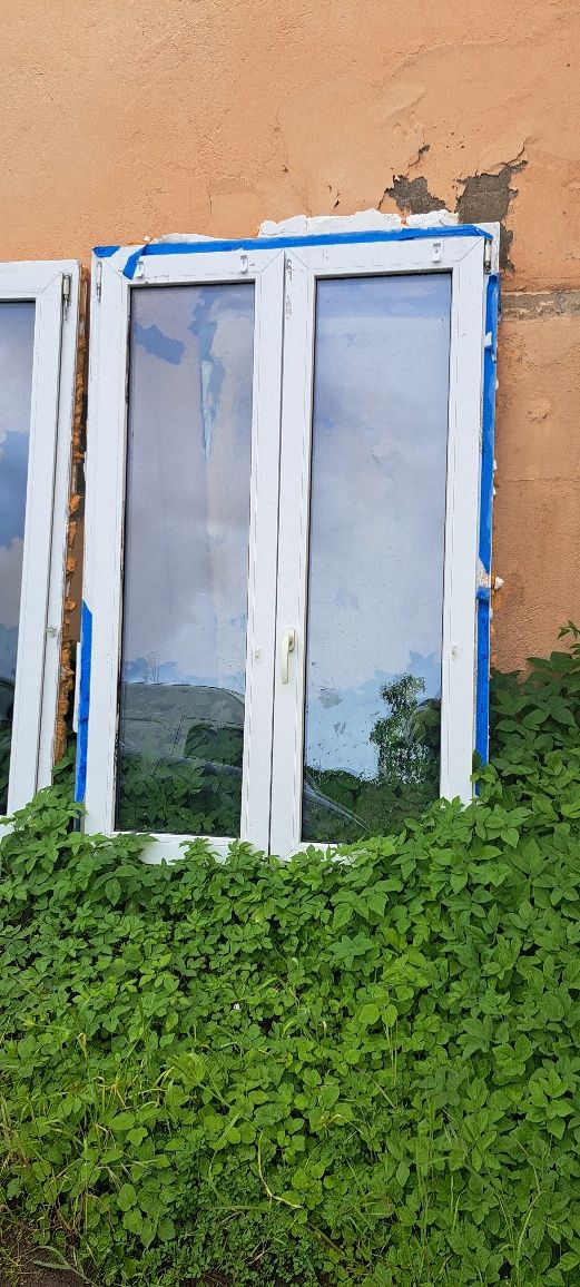 Okna pcv z demontażu 2 szt. 107 x 165