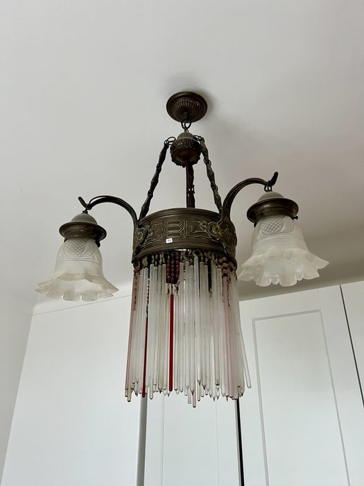 Candeeiro tecto art-deco