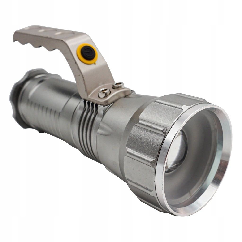latarka led szperacz survival metal 3 akumulatory