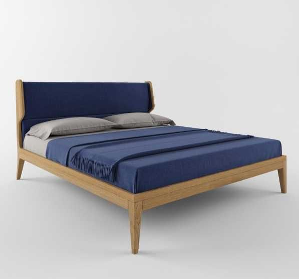 łóżko drewniane tapicerowane meble na wymiar stolarz