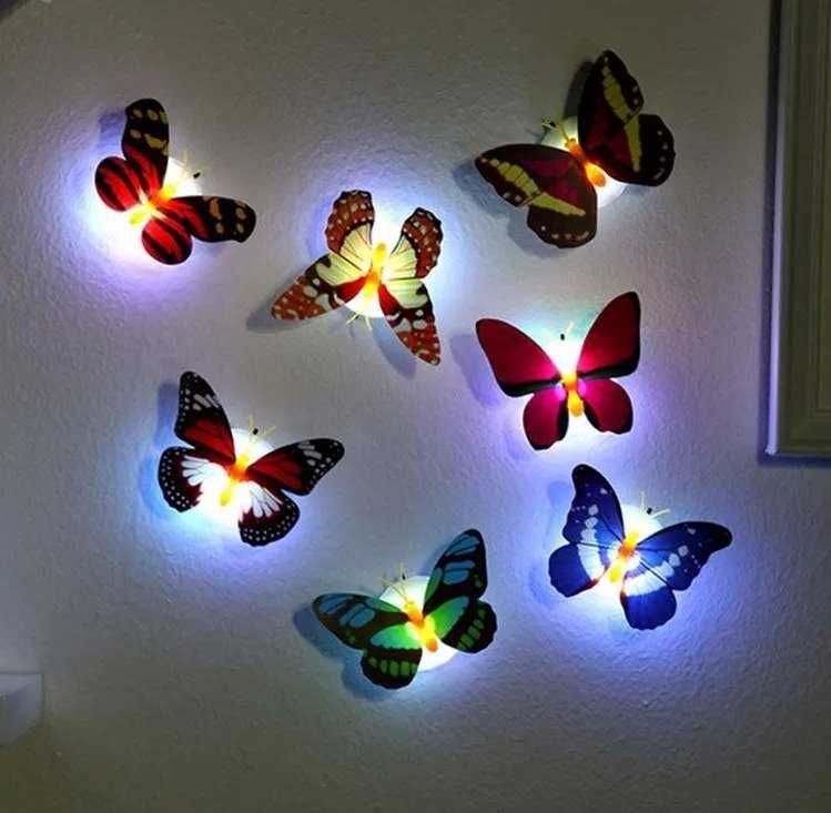 Светящиеся бабочки LED