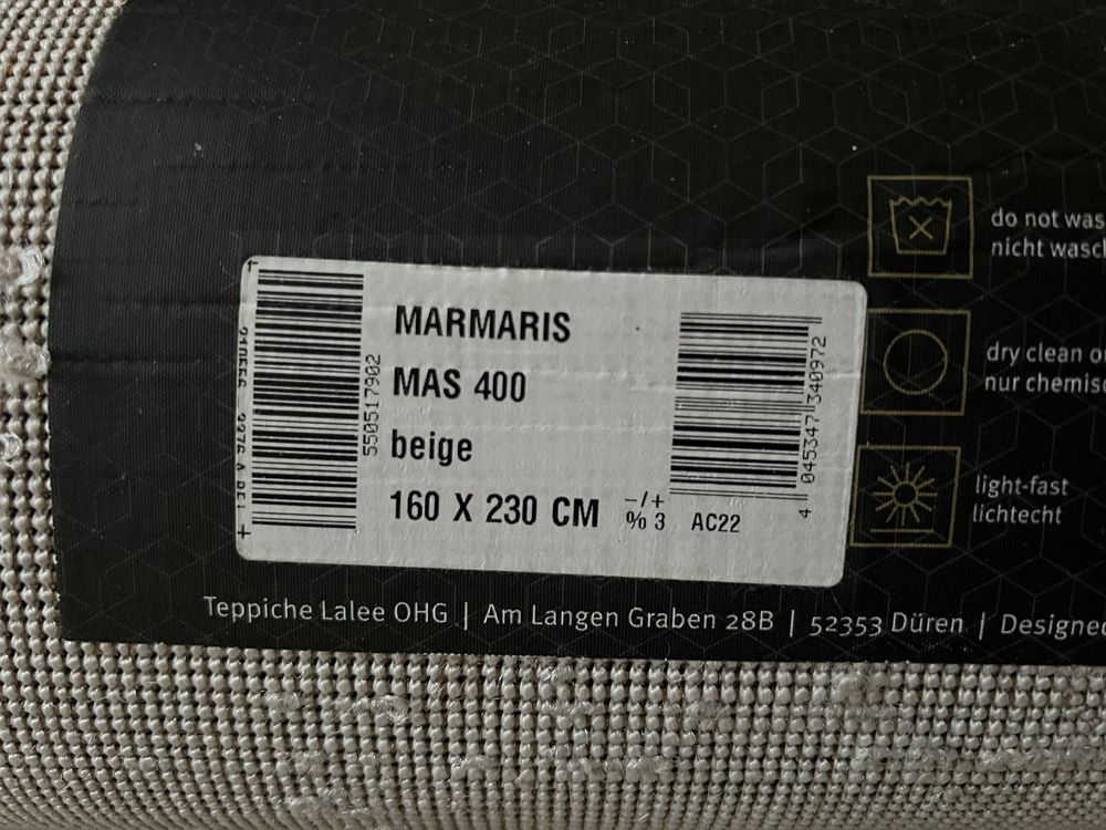 Dywan nowoczesny Marmaris Mas 400 Beige 160x230