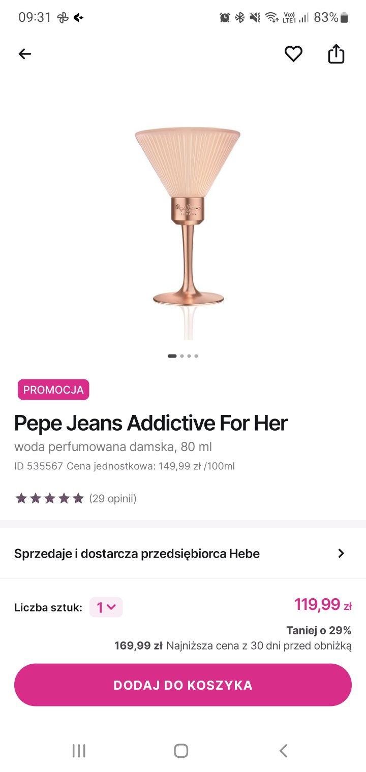 Witam Sprzedam perfum