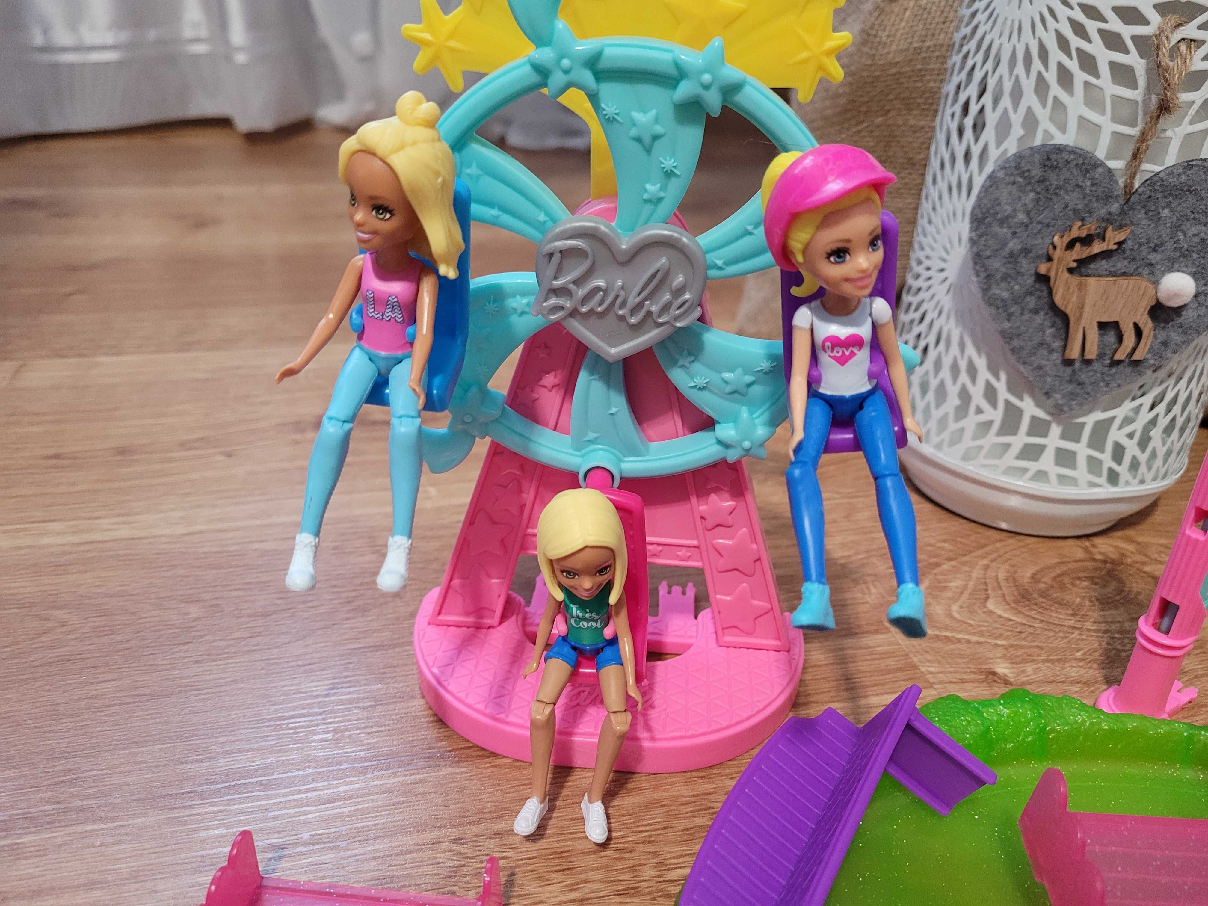 Barbie On The Go Wesołe miasteczko zestaw Mattel prezent święta