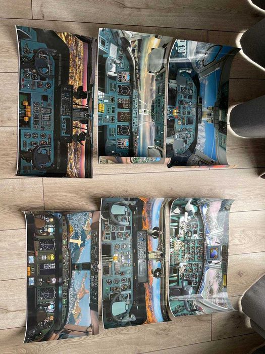 Постеры из кабины самолета Антонов АН Авиация