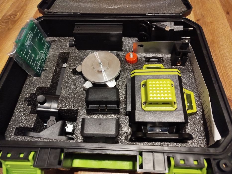 Laser krzyżowy zielony mocny