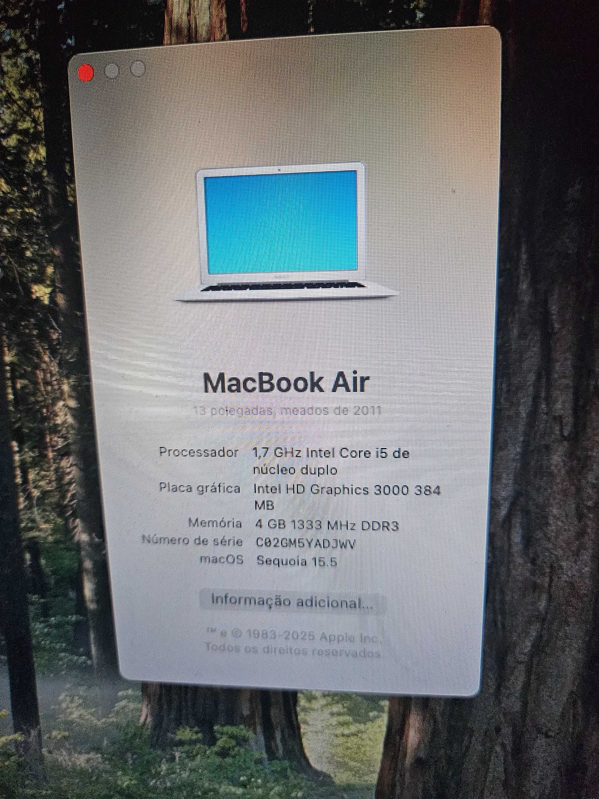 Macbook Air 2012 i5 SSD 128GB
