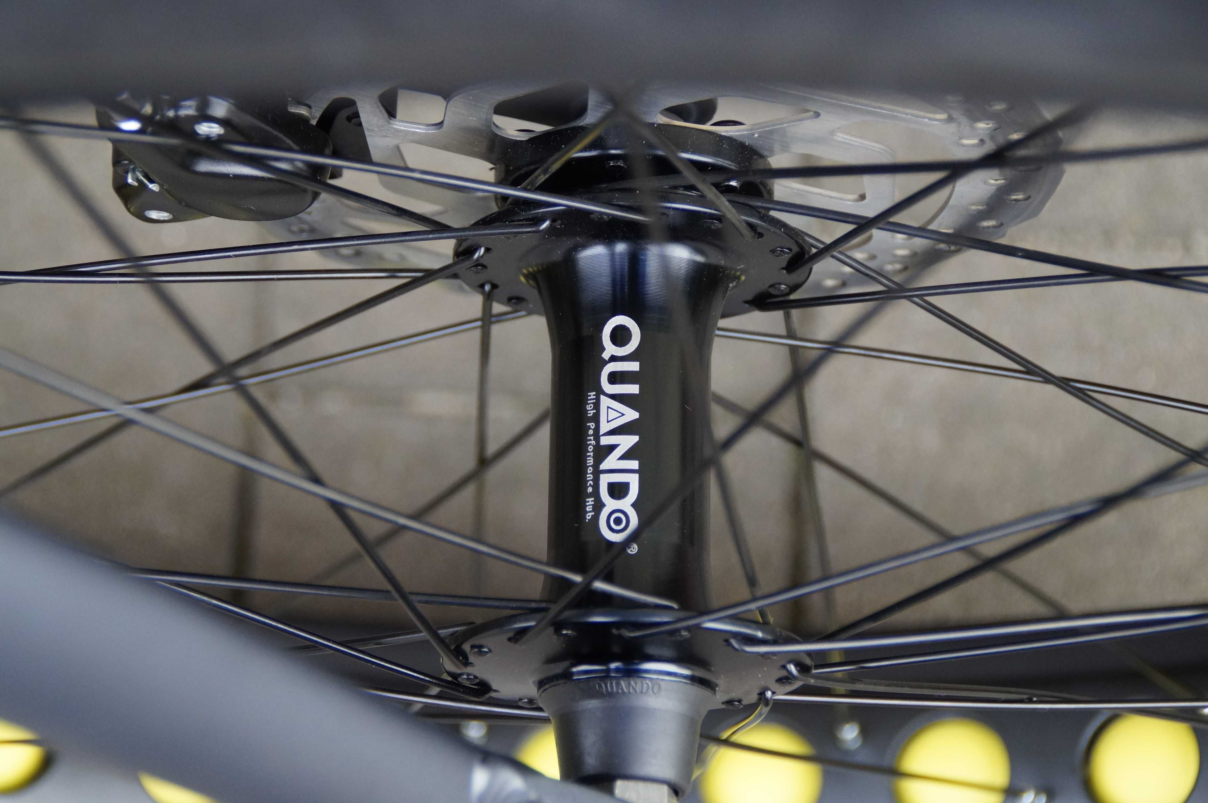 Rower Fatbike rama aluminiowa tarcze hydraulika Lekki