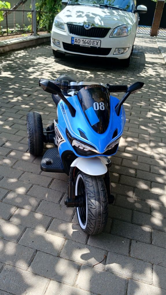 Мотоцикл дитячий Bambi Racer синій M 4053EL-4